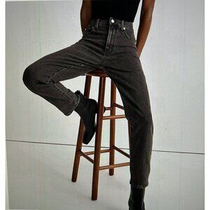 Madewell The Perfect Vintage Jean High Rise Magic Pockets Lunar Black Size 33